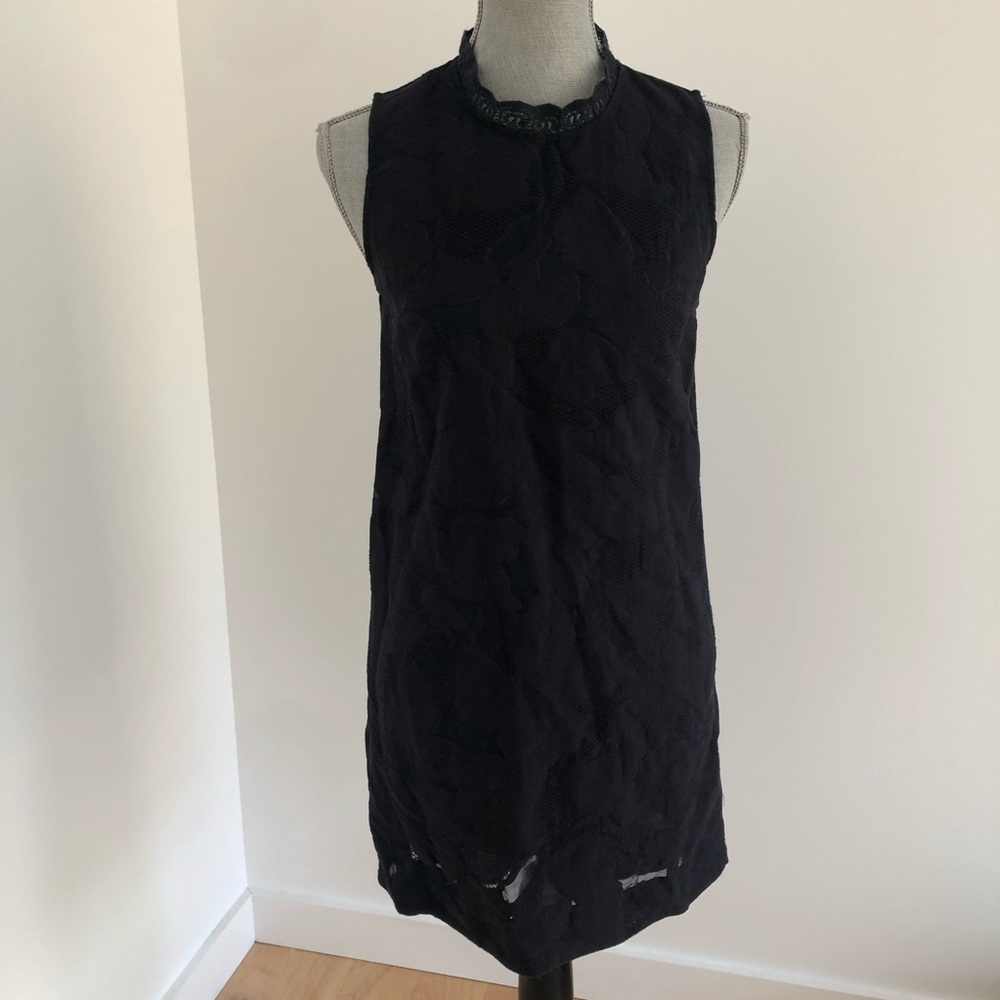 French Connexion Elegant Black Sleeveless Dress